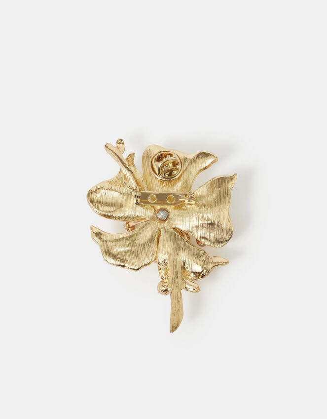 Pearl Flower Brooch, , large