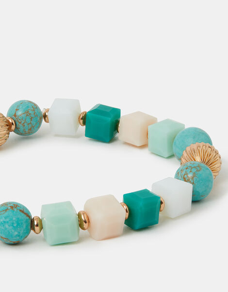 Mix Bead Stretch Bracelet, , large