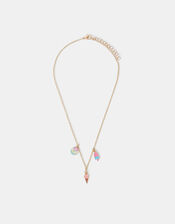 Girls Ice Cream Charm Necklace, , large