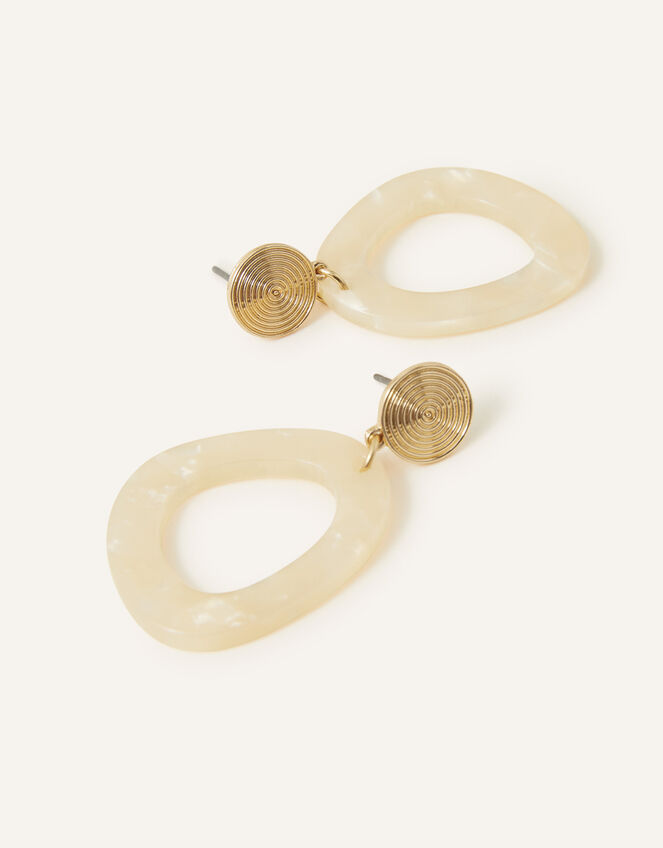 Marble Resin Earrings, , large