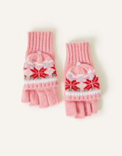 Christmas Fair Isle Gloves, Multi (BRIGHTS-MULTI), large