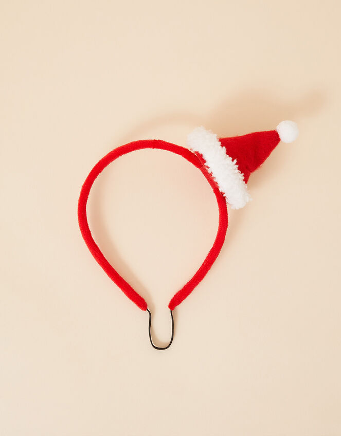 Santa Dog Headband, Red (RED), large