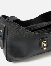 Talia Small Twistlock Bag, Black (BLACK), large