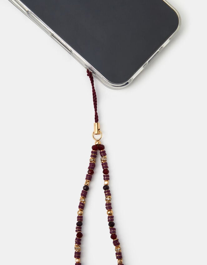 Beaded Phone Charm, , large