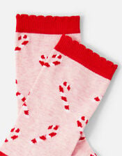 All Over Candy Cane Socks, , large