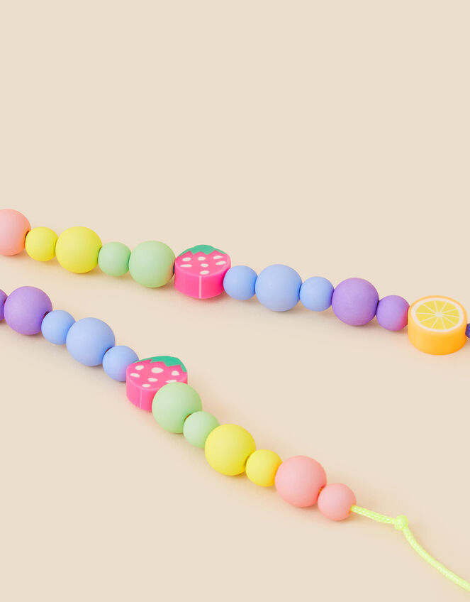 Kids Fruit Jewellery Necklace and Bracelet Set, , large