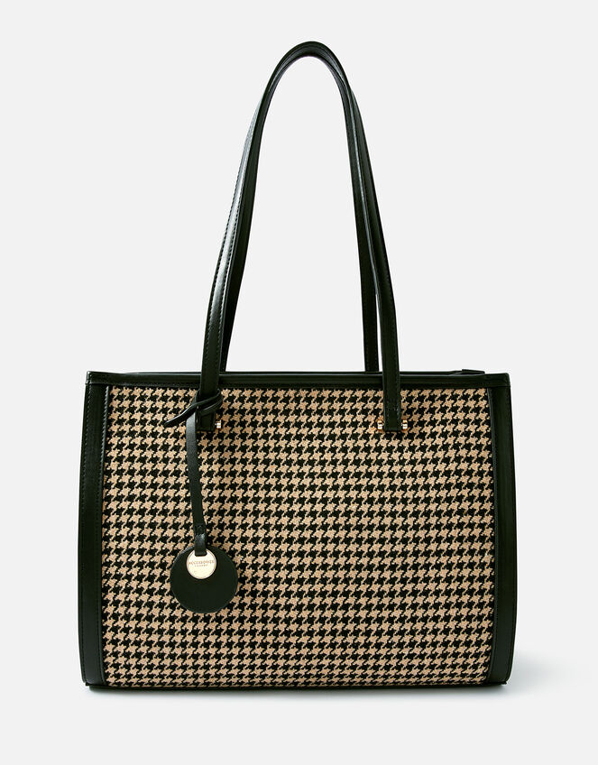 Dogtooth Book Tote Bag, , large