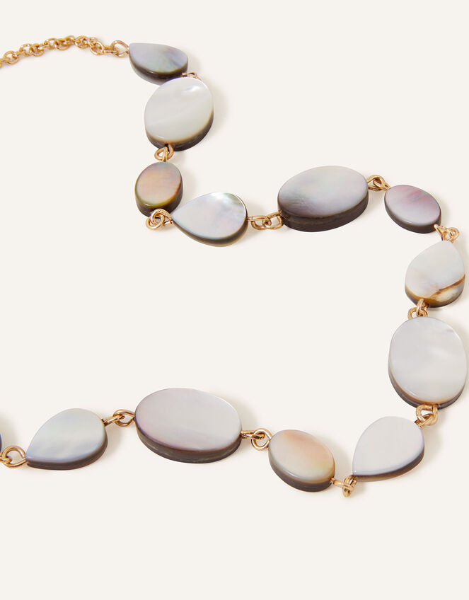 Mother of Pearl Collar Necklace, , large