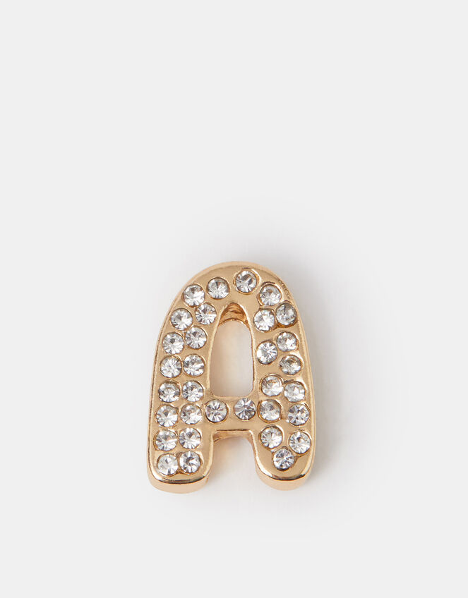 Diamant&eacute; Initial 3D Tech Sticker, Gold (GOLD), large