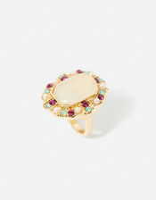 Romantic Ramble Statement Stone Ring, Multi (PASTEL-MULTI), large