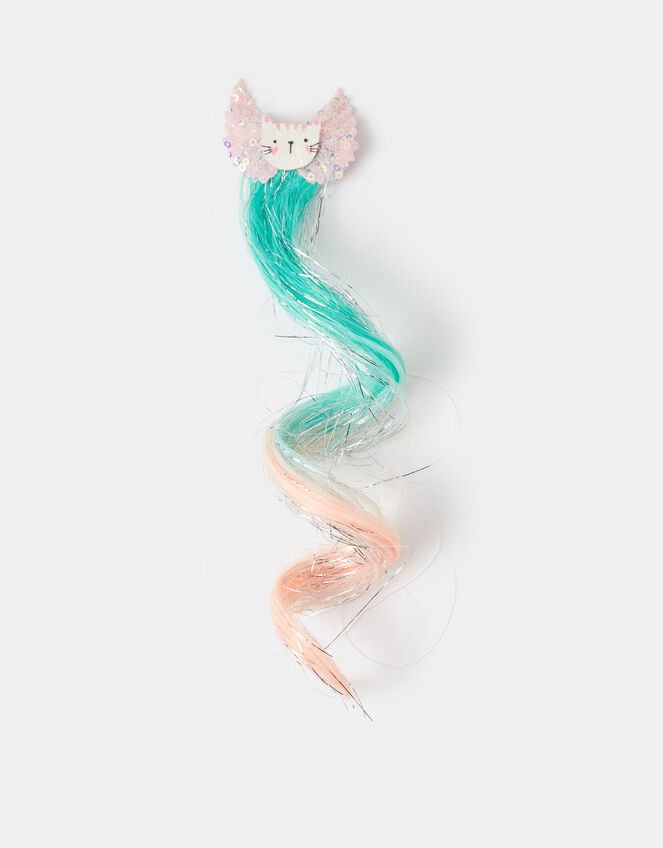 Girls Cat Ombr&eacute; Fake Hair Clip, , large