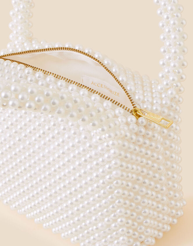Bridal Pearl Handheld Bag, , large