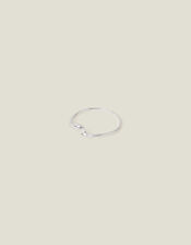 Sterling Silver Molten Wave Ring, Silver (ST SILVER), large