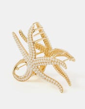 Pearl Starfish Claw Clip, , large