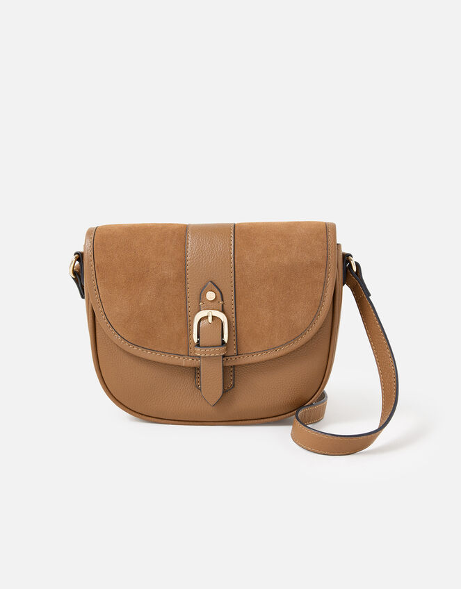 Beccy Leather Saddle Bag , , large