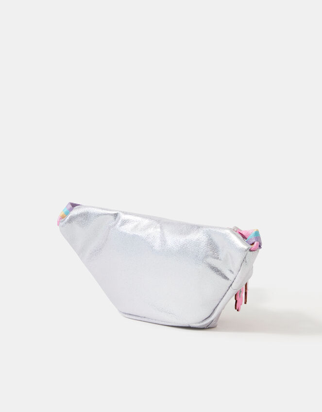 Girls Floral Metallic Belt Bag, , large