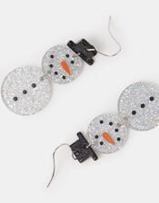 Christmas Snowman Resin Drop Earrings, , large