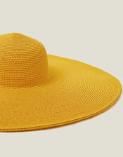 Extra Large Floppy Hat, Yellow (YELLOW), large
