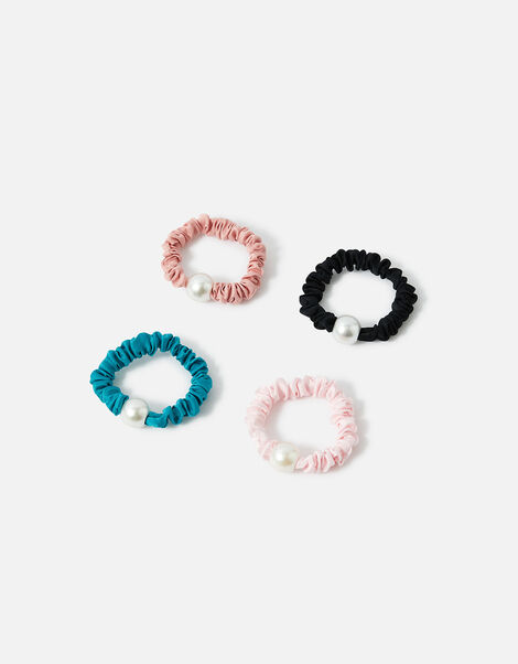 Pearl Scrunchies 4 pack, , large