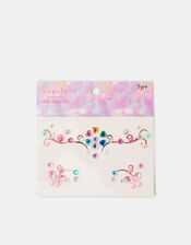 Girls Gem Face Stickers, , large
