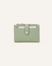Removable Card Holder Purse, Green (LIGHT GREEN), large