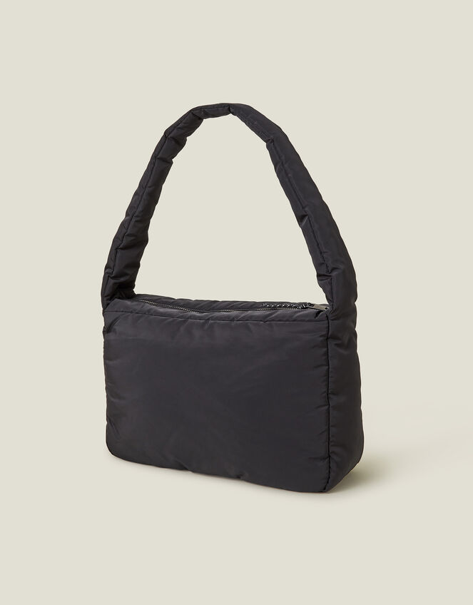 Floral Quilted Shoulder Bag, , large