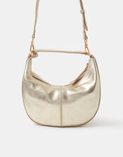 Shimmer Suede Handheld Bag, , large
