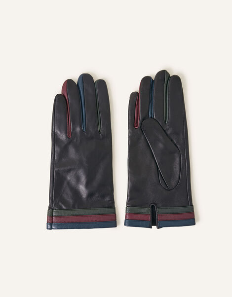 Leather Gloves, Multi (BRIGHTS-MULTI), large