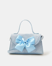 Girls Sparkle Bow Handbag, , large