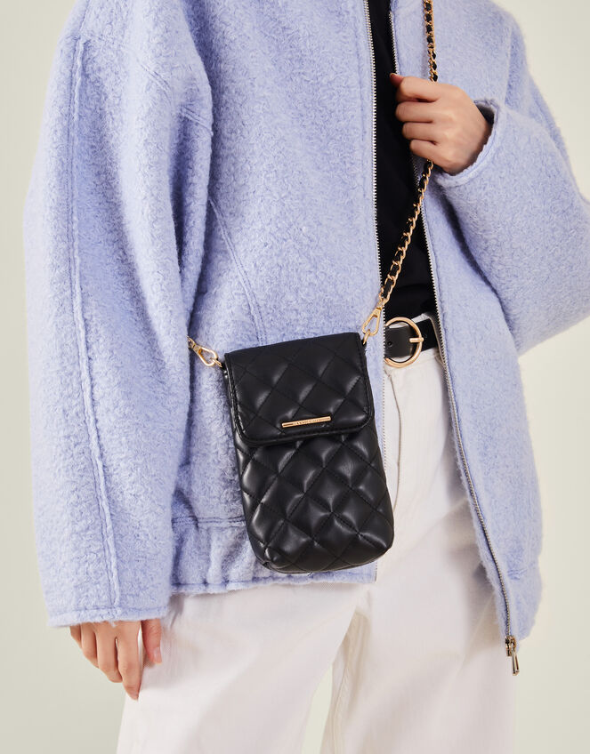 Quilted Phone Bag, , large