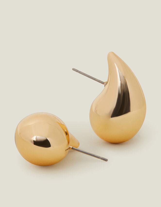 Drop Curve Earrings, , large