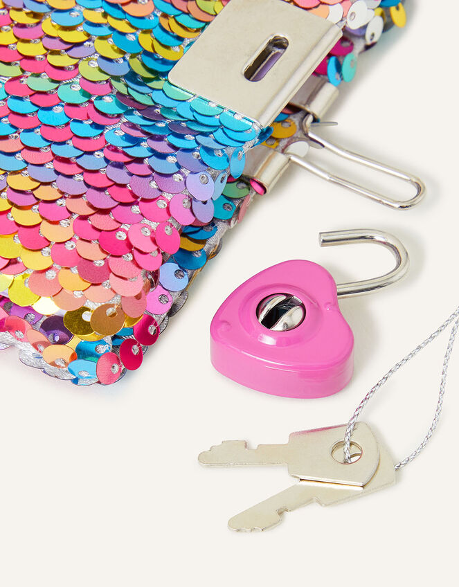 Rainbow Sequin Lockable Journal Notebooks, Journals & Diaries