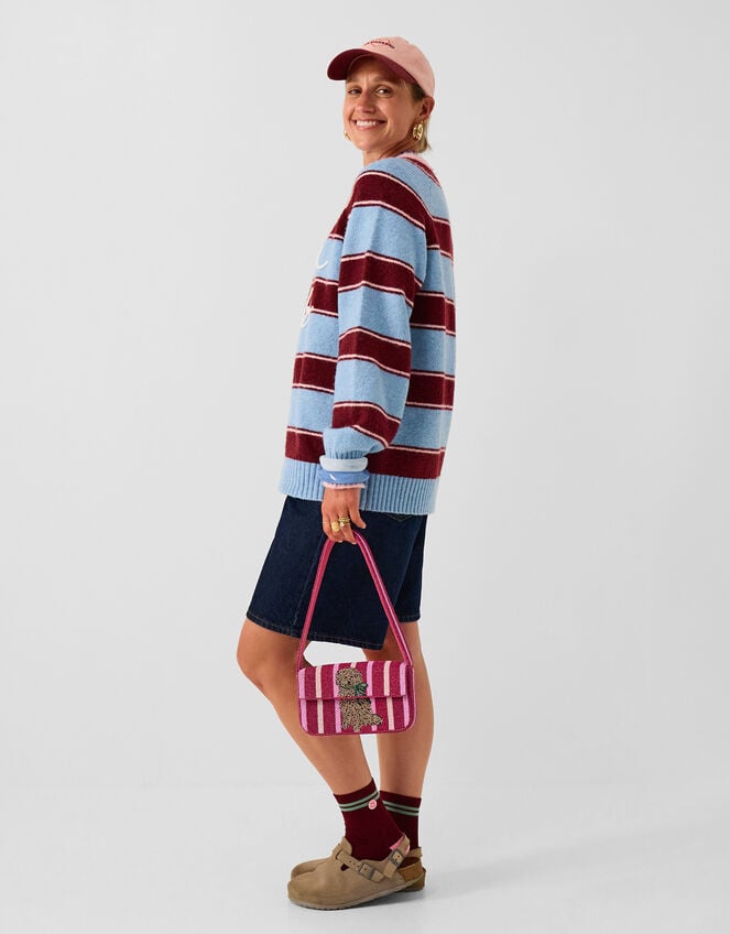 Accessorize x Good Manners Coffee Club Stripe Jumper​, Multi (MULTI), large