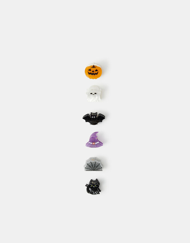 6-Pack Mini Halloween Claw Clips, , large