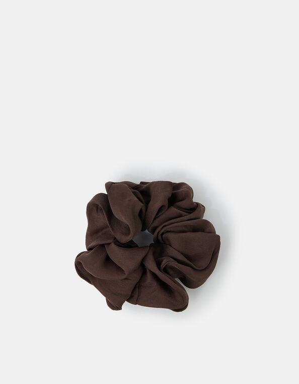 Oversized Ruched Hair Scrunchie, , large