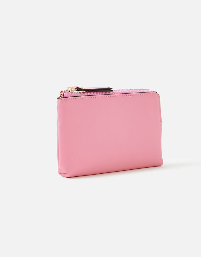 Colour Block Coin Purse, Pink (PINK), large