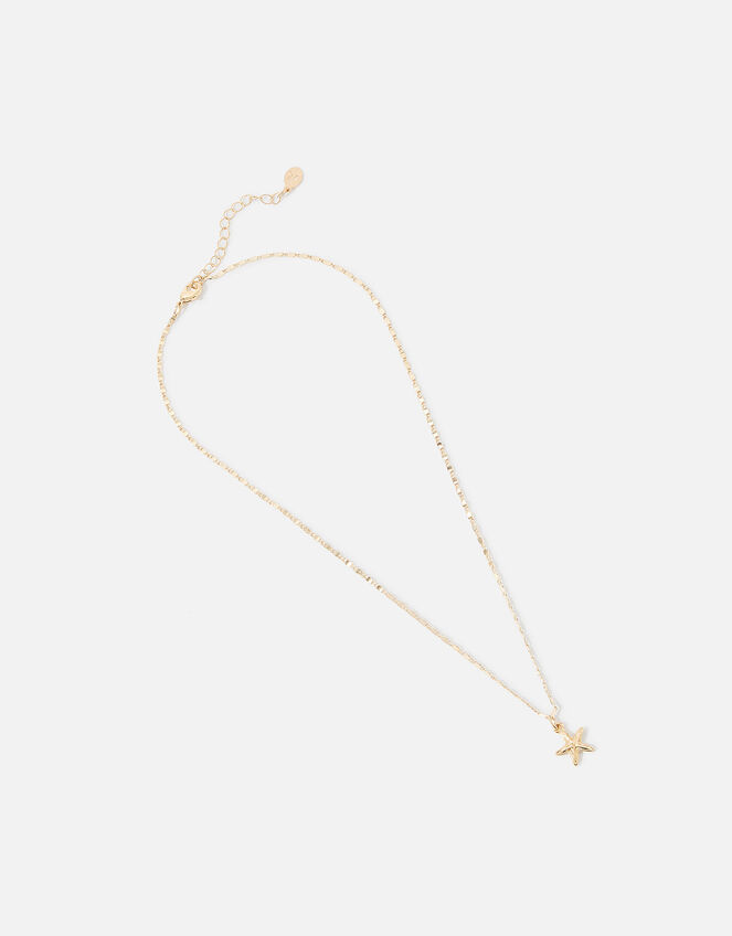 Seascape Starfish Pendant Necklace, , large