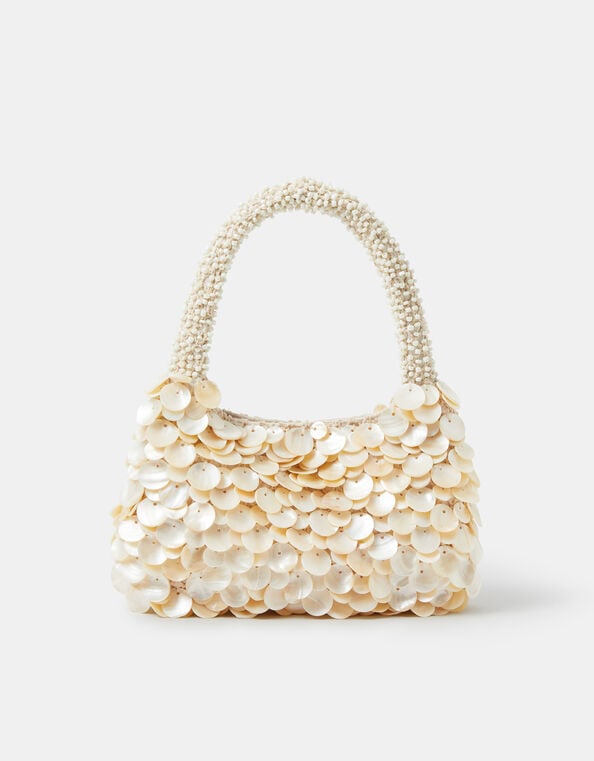 Mother of Pearl Beaded Bag, , large