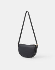 Woven Leather Crossbody Bag, , large