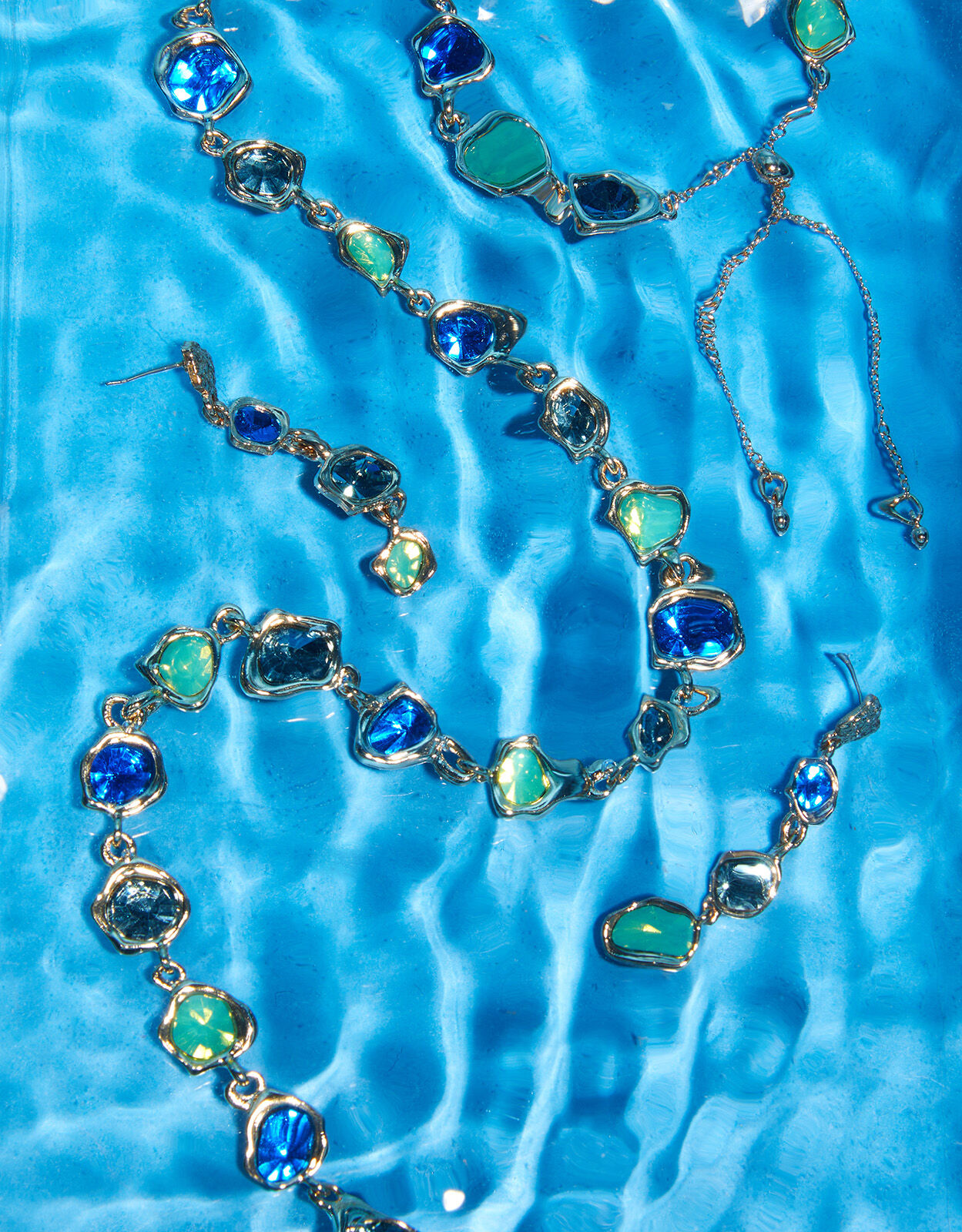 Gemstone shop collar necklace