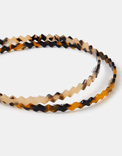 2-Pack Tort Wiggle Hairbands, , large