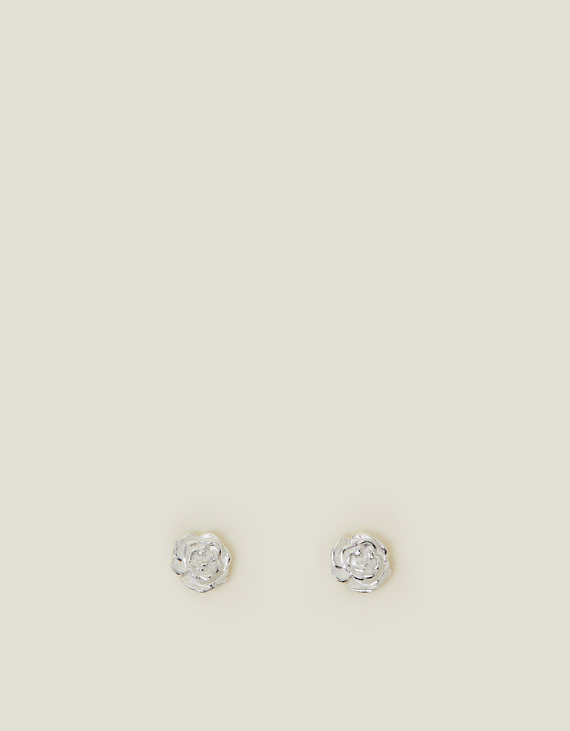 Sterling Silver Rose Stud Earrings | Sterling Silver | Accessorize Global