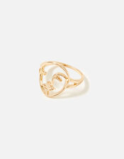 Face Ring, Gold (GOLD), large