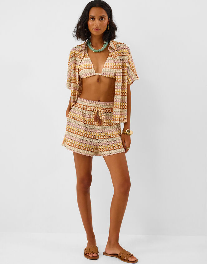 Crochet Shirt, Multi (MULTI), large