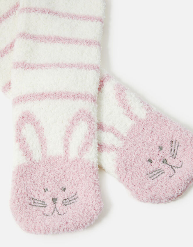 Girls Bunny Slipper Socks, Multi (PASTEL-MULTI), large