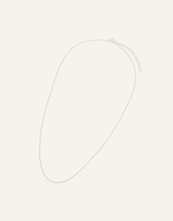 Sterling Silver Ball Chain Necklace, , large