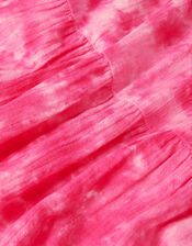 Girls Tie Dye Dress, Pink (PINK), large