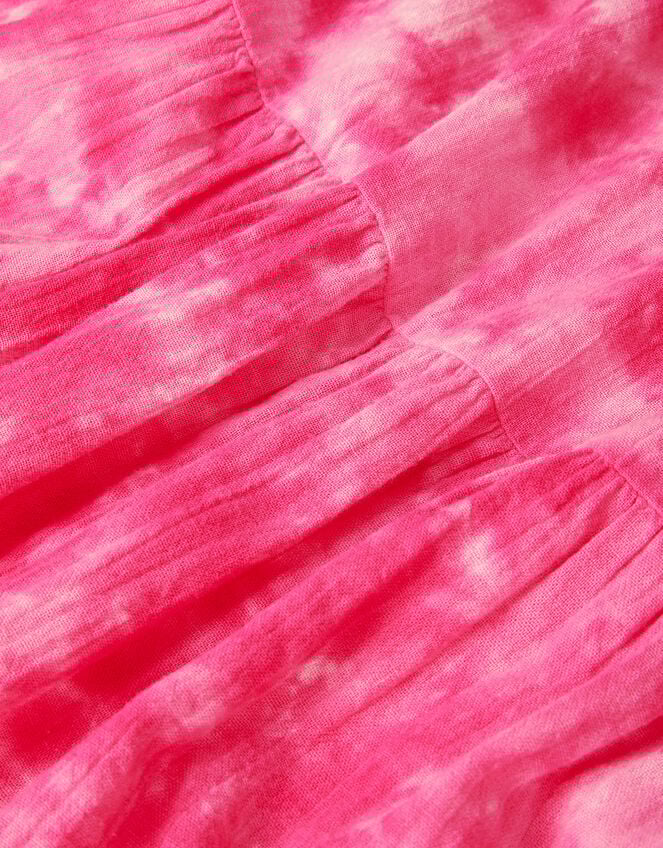 Girls Tie Dye Dress, Pink (PINK), large