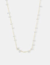 14ct Gold-Plated Multi Stone Necklace, , large