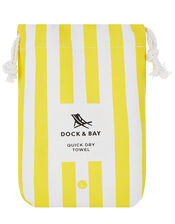 Dock And Bay Striped Beach Towel, Yellow (YELLOW), large